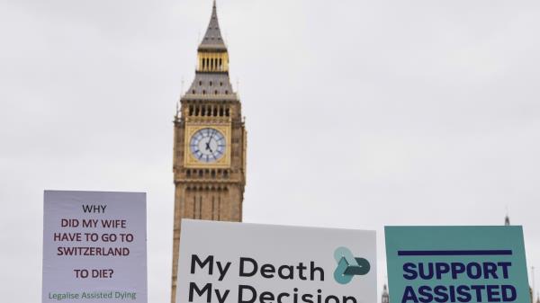 英国立法者将就允许绝症成人结束生命进行投票