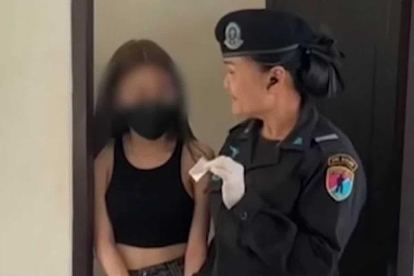 一名泰国女子在边境因内衣内藏氯胺酮被捕